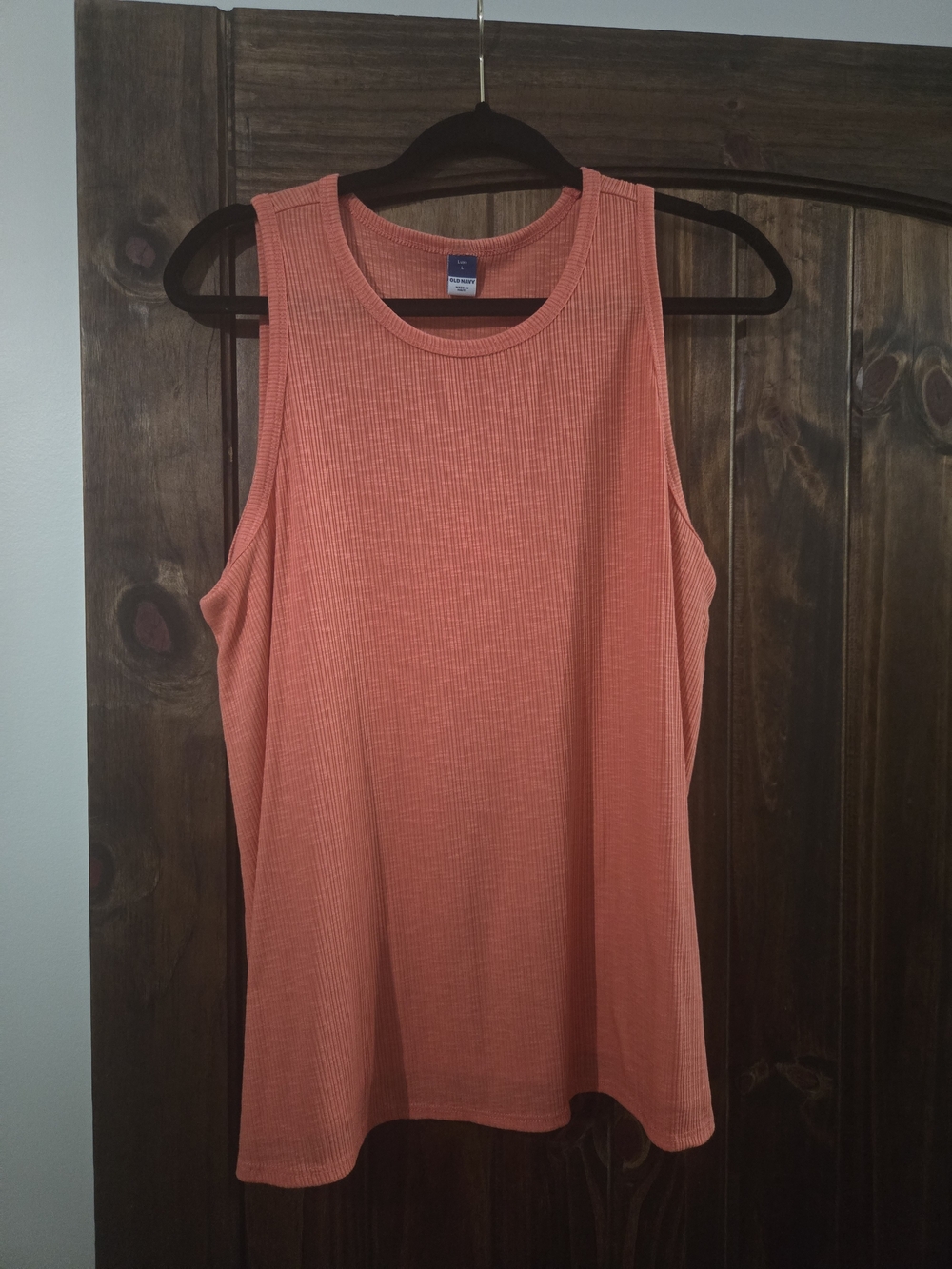 Old Navy Coral Ribbed Tank Top